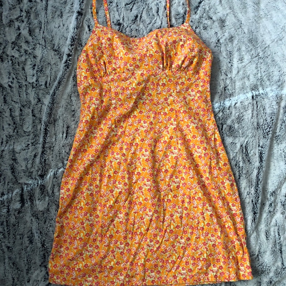 Floral Spaghetti Strap Dress